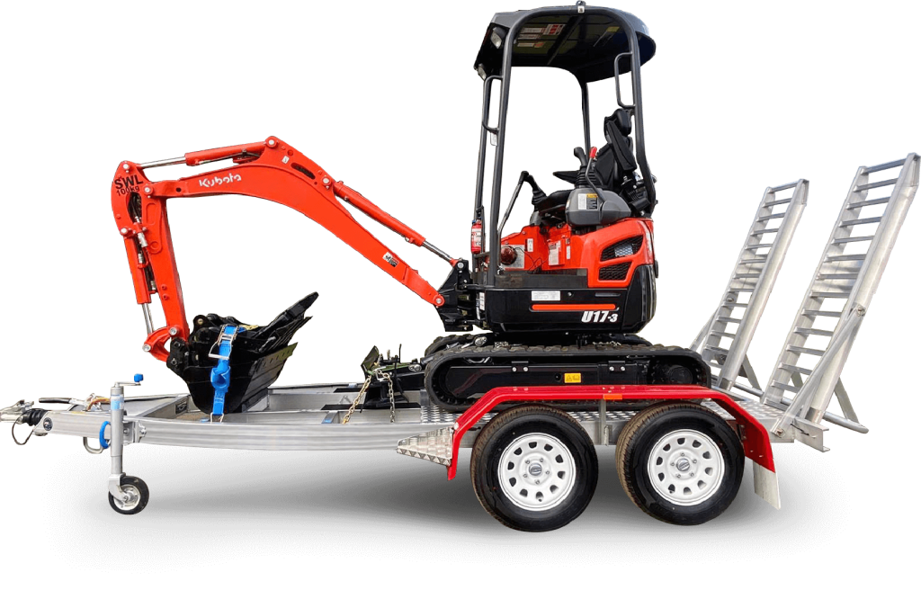 Trailer for Excavator when Hiring Excavator